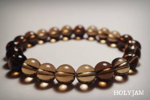 画像1: 165★quartz bracelet　スモーキークォーツ ブレスレット