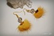 画像1: CM　197★fur pierced earrings　ファーピアス　オーロラクォーツ (1)