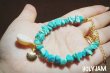 画像2: 242★ Turquoise×shell Braceletターコイズ貝殻ブレスレット (2)