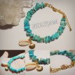 画像5: 242★ Turquoise×shell Braceletターコイズ貝殻ブレスレット (5)