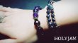 画像2: NativeHoney258　Amethyst Bracelet　アメジスト×スモーキークォーツ ブレスレット　2月、4月、12月誕生石 (2)